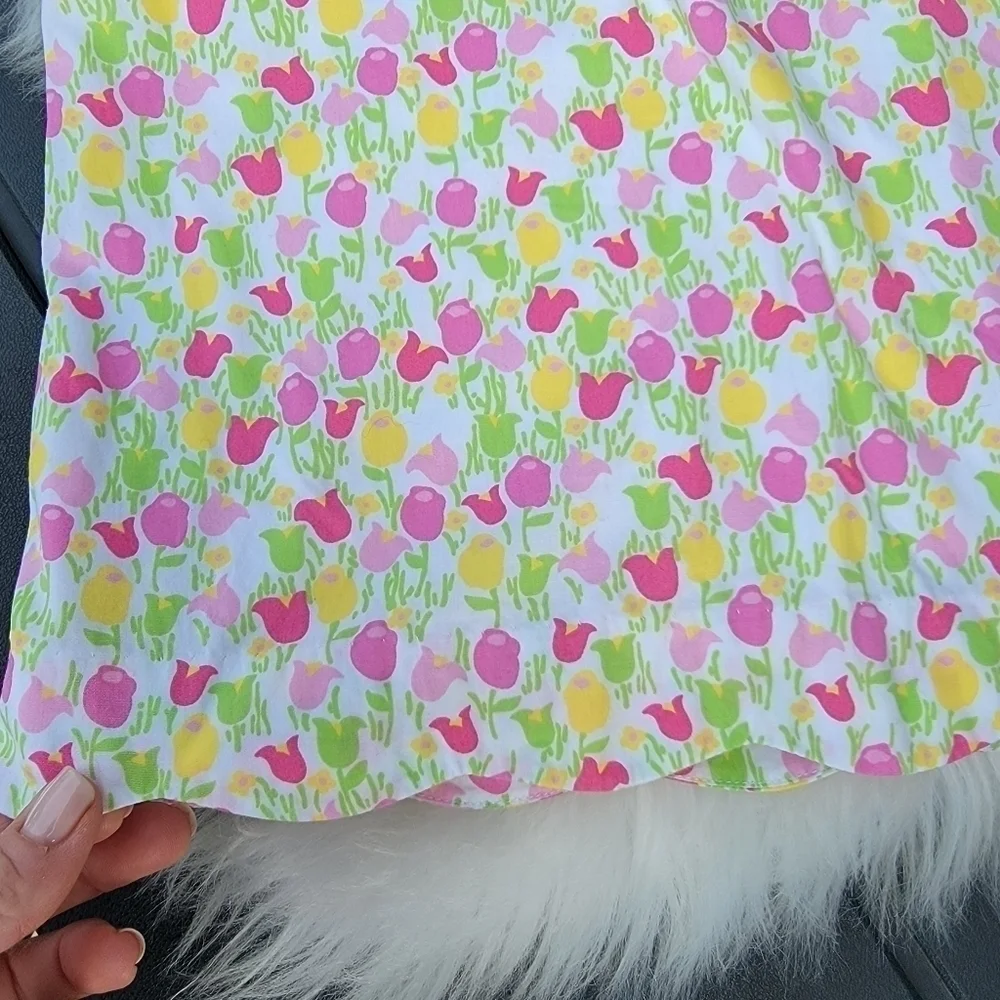Vintage Lilly Pulitzer White Label Tulip Dress 8